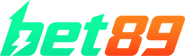 Logo bet89 nền vàng đen